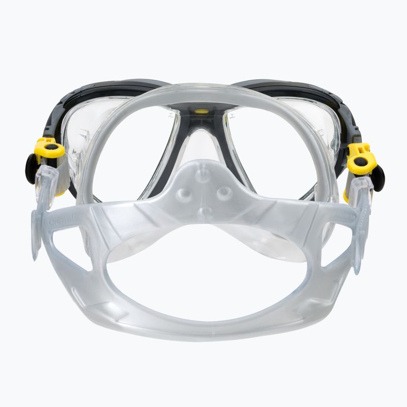 Маска для дайвінгу Cressi Big Eyes Evolution crystal/yellow 5