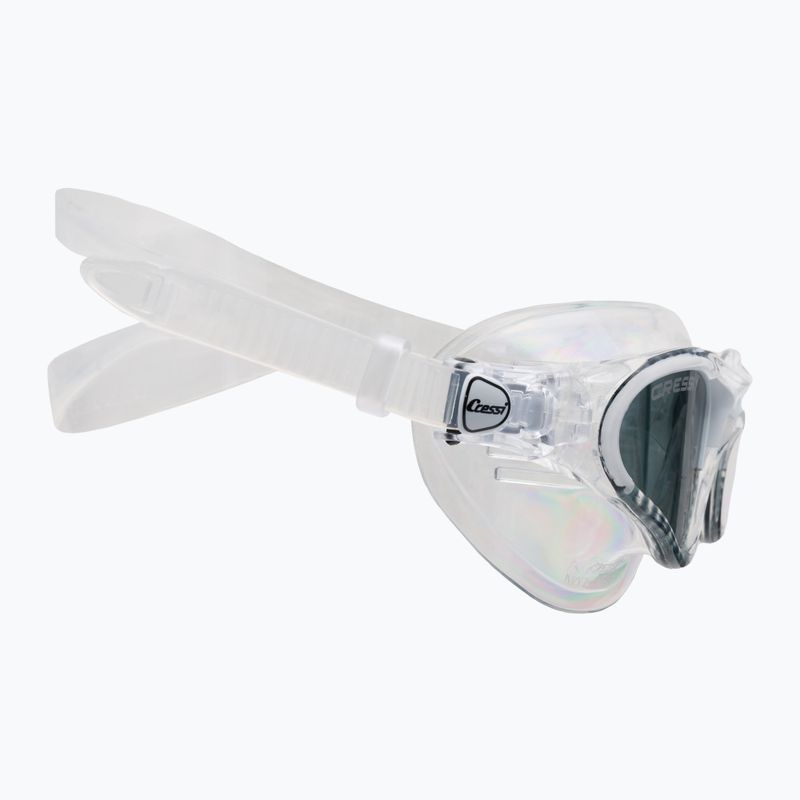 Маска для плавання Cressi Cobra clear/clear white smoked 3