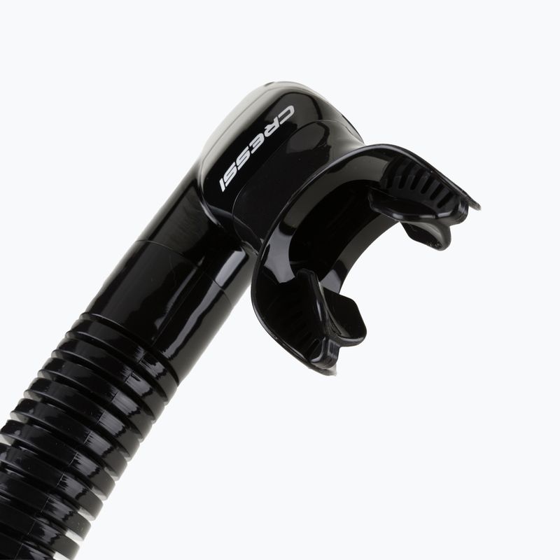 Трубка для дайвінгу Cressi Dry black/black 3