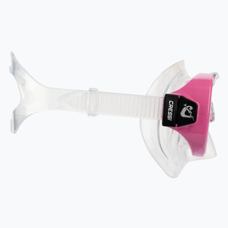 Набір для снорклінгу дитячий Cressi Ondina + Top clear/pink 3