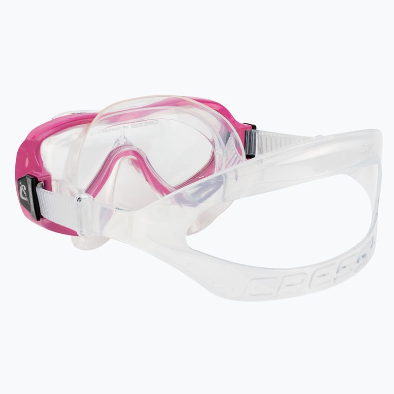 Набір для снорклінгу дитячий Cressi Ondina + Top clear/pink 4