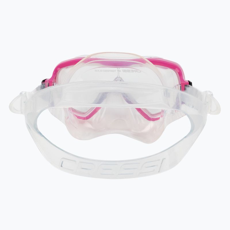 Набір для снорклінгу дитячий Cressi Ondina + Top clear/pink 5