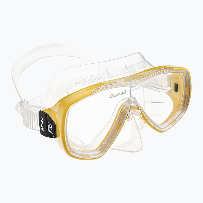 Маска для дайвінгу Cressi Onda clear/yellow