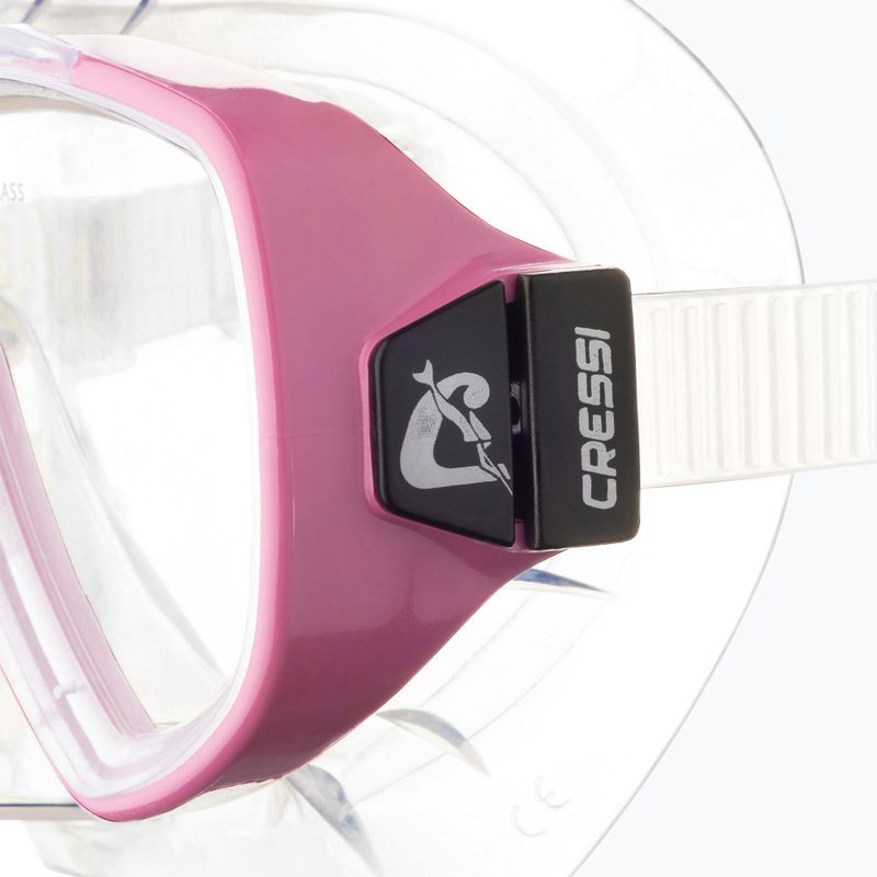 Маска для дайвінгу Cressi Onda clear/pink 4