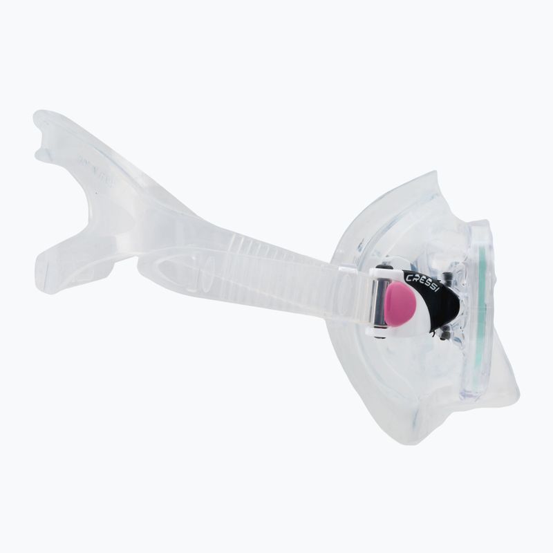 Маска для дайвінгу Cressi Marea clear/pink 3