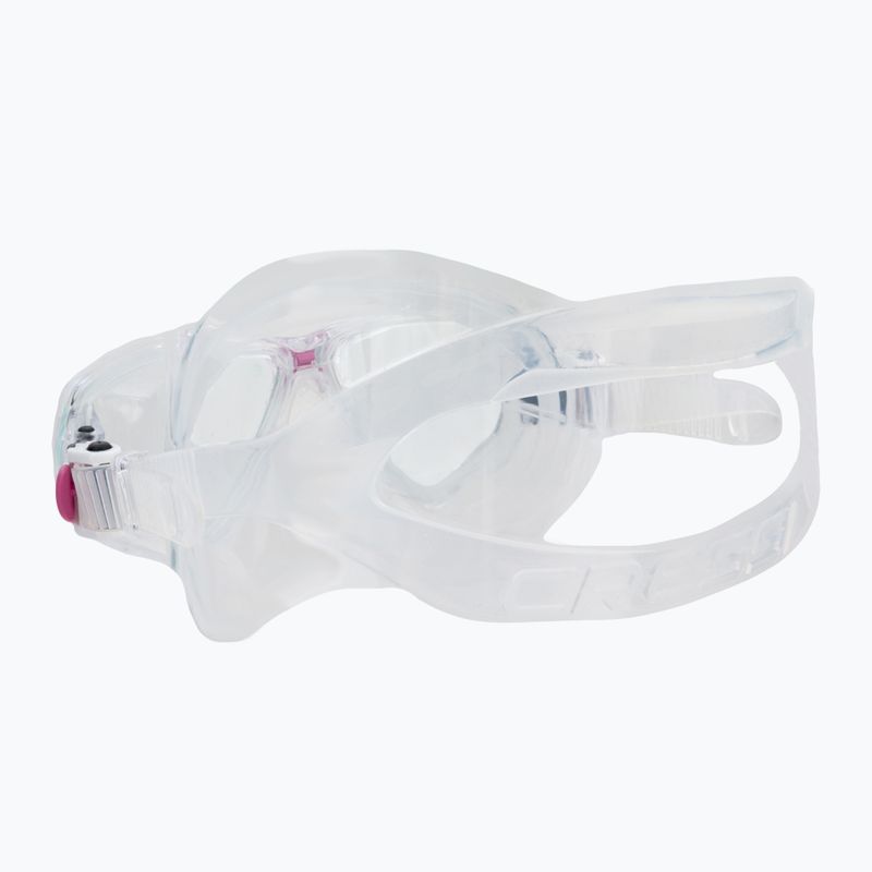 Маска для дайвінгу Cressi Marea clear/pink 4