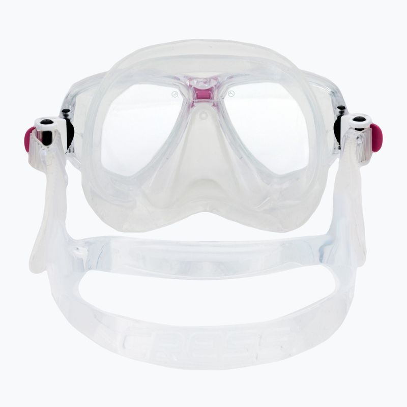 Маска для дайвінгу Cressi Marea clear/pink 5