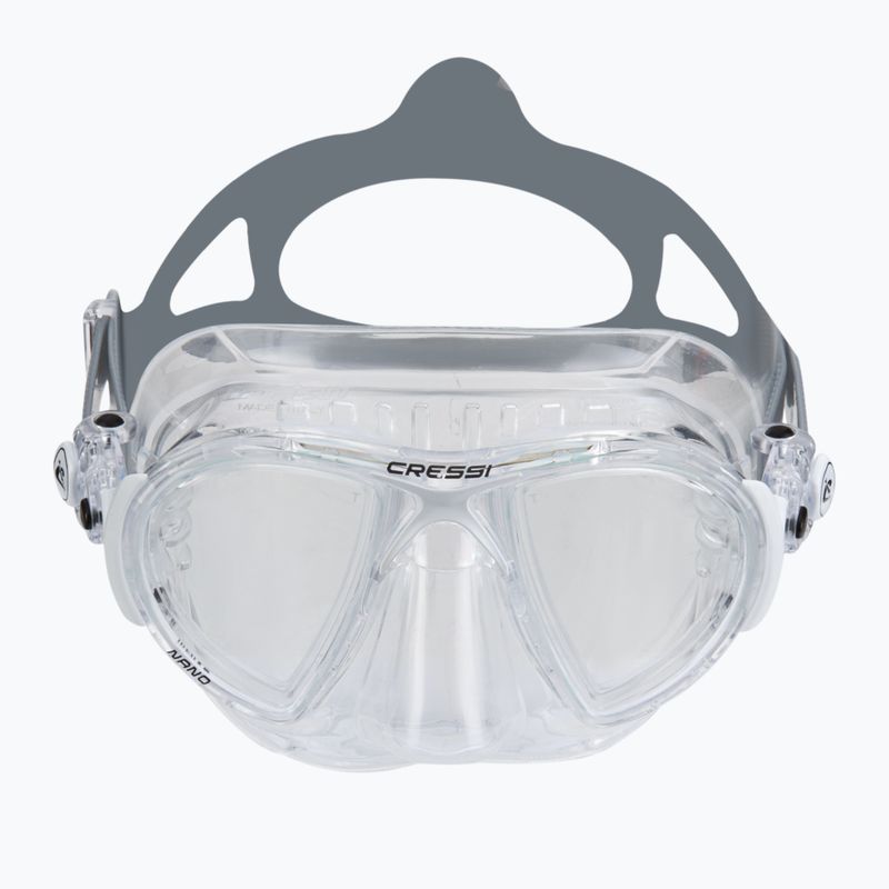Маска для дайвінгу Cressi Nano crystal/white 2