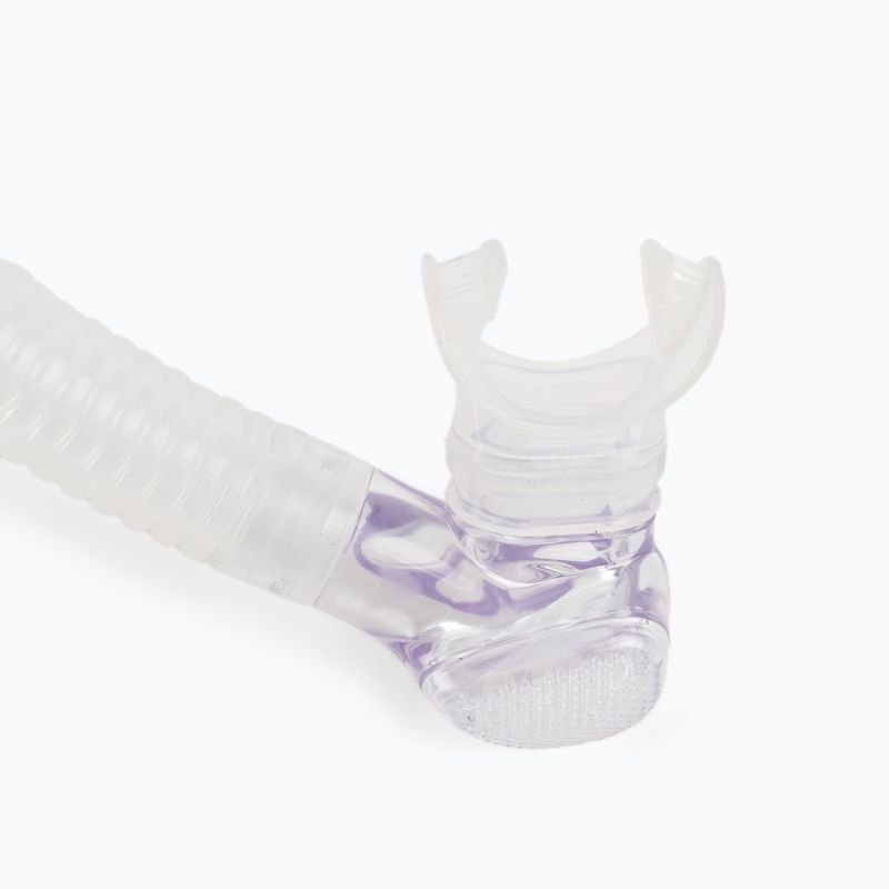 Трубка для дайвінгу Cressi Alpha Ultra Dry clear/white lilic 3