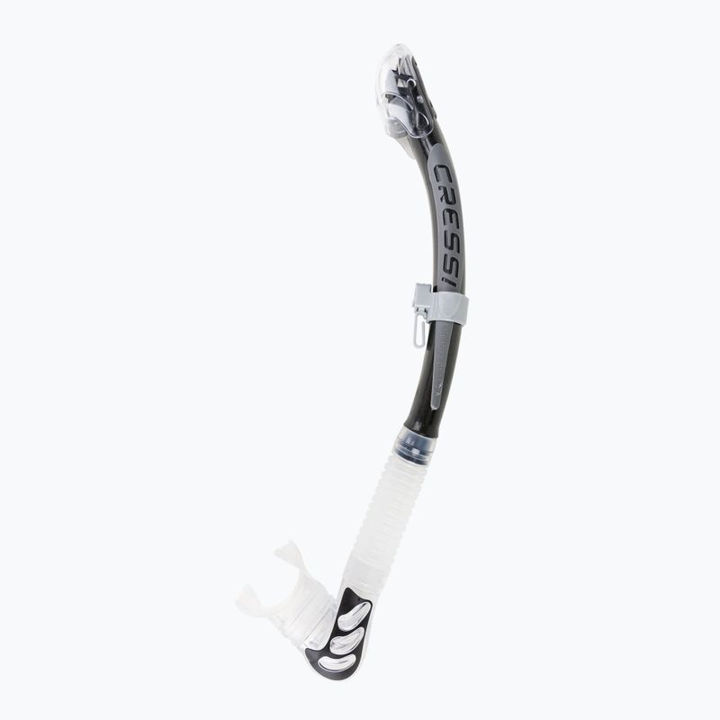 Трубка для дайвінгу Cressi Alpha Ultra Dry sil. clear/black silver