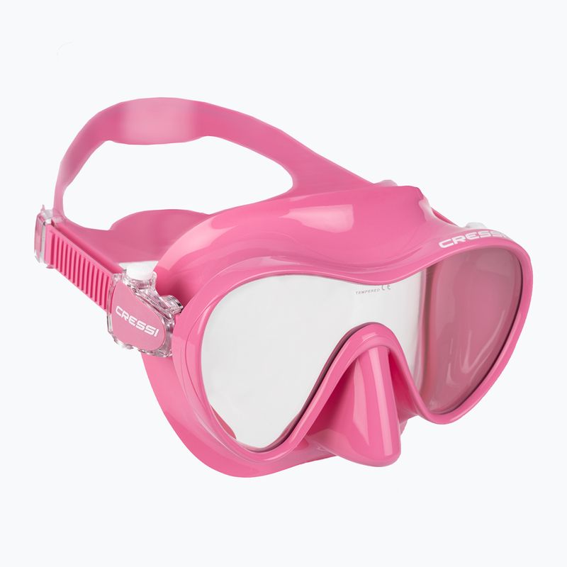 Маска для дайвінгу Cressi F1 pink