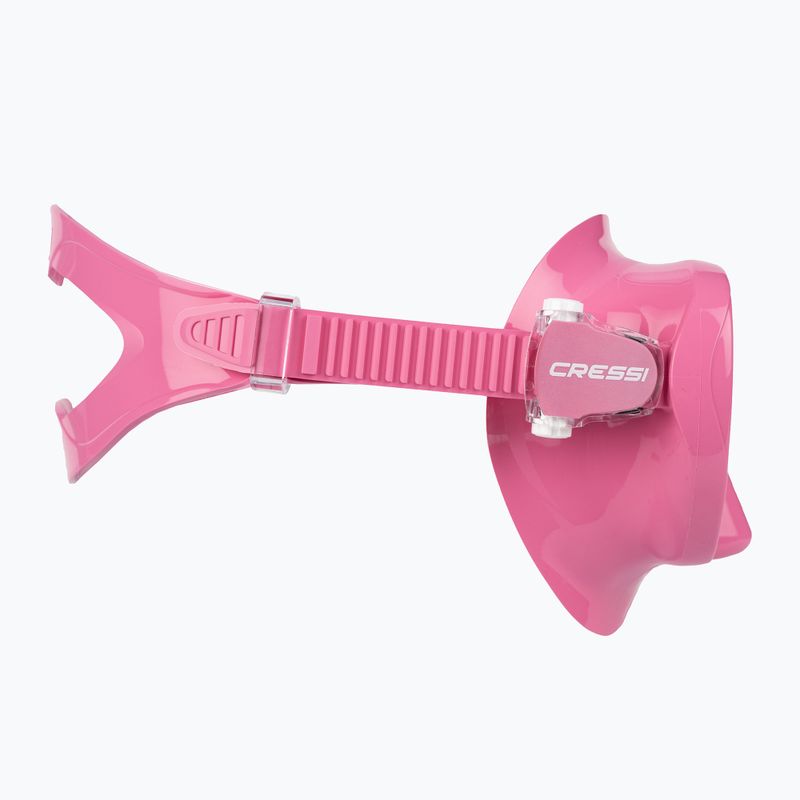 Маска для дайвінгу Cressi F1 pink 3