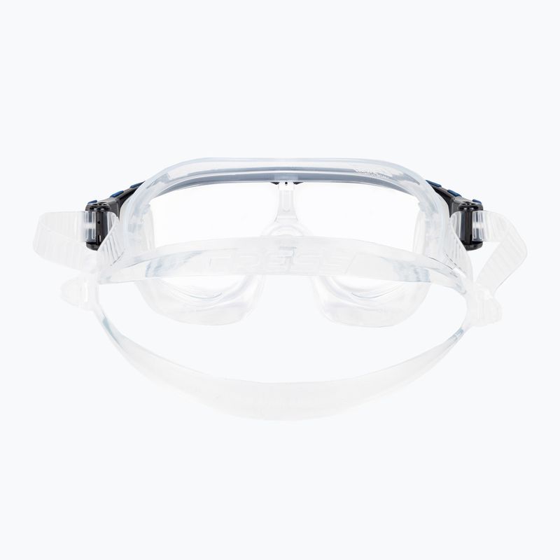 Маска для плавання Cressi Skylight clear/black/blue 5