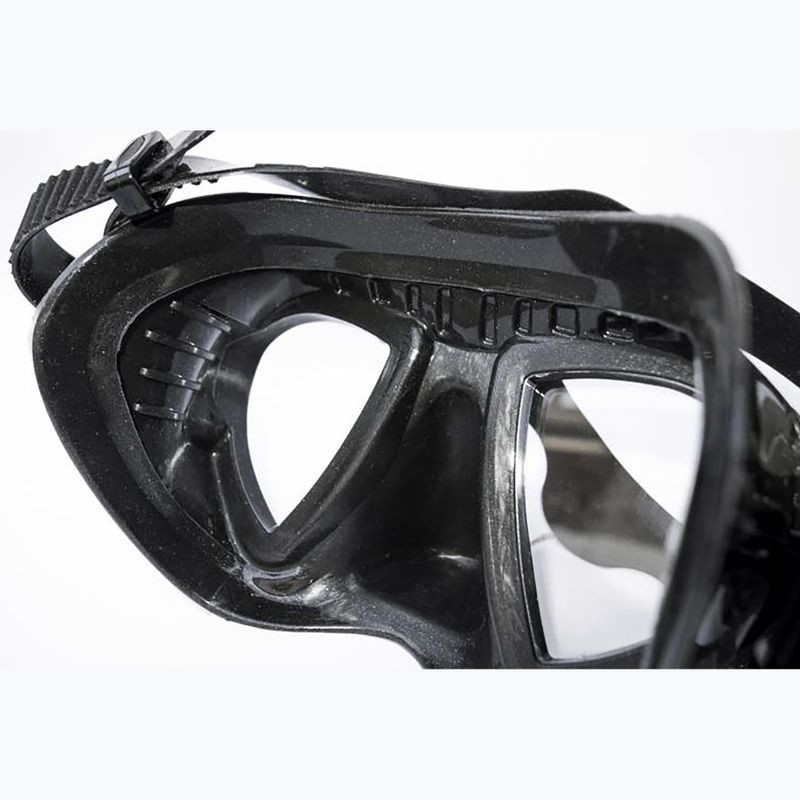 Маска для пірнання Cressi Nano black/black/silver 3