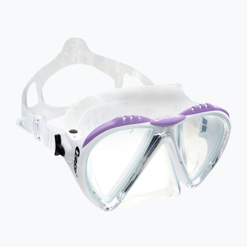 Маска для дайвінгу Cressi Lince clear/white/lilac