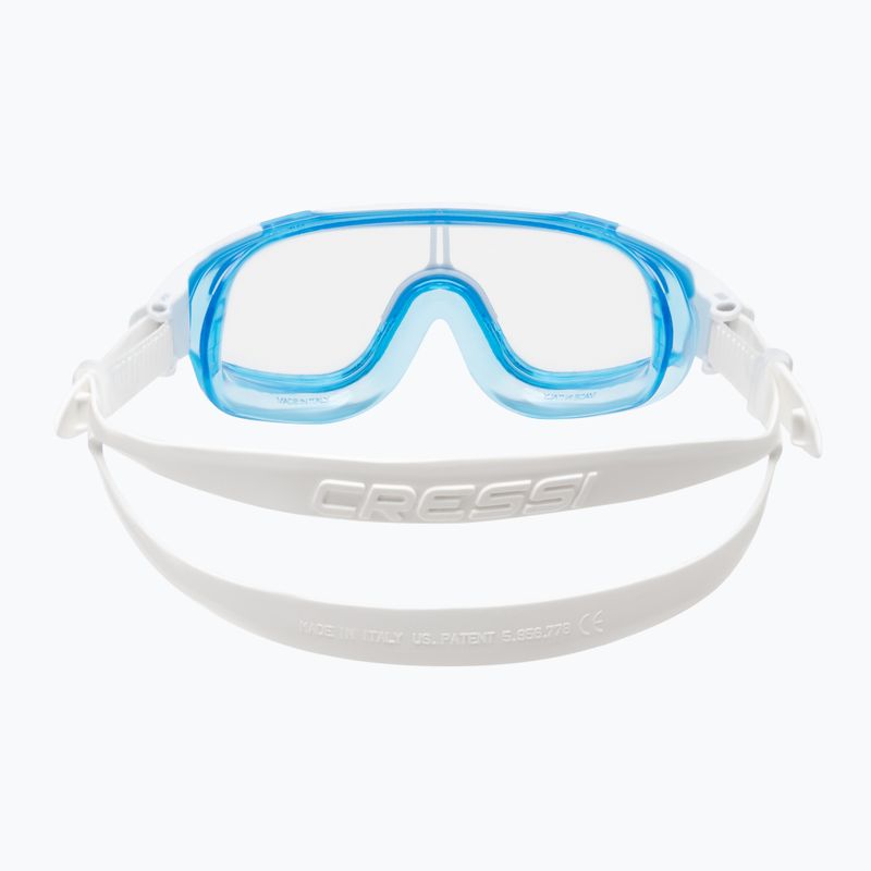 Маска для плавання дитяча Cressi Baloo blue/blue white 5