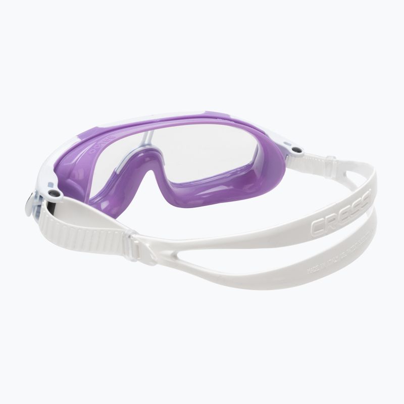 Маска для плавання дитяча Cressi Baloo lilac/lilac white 4