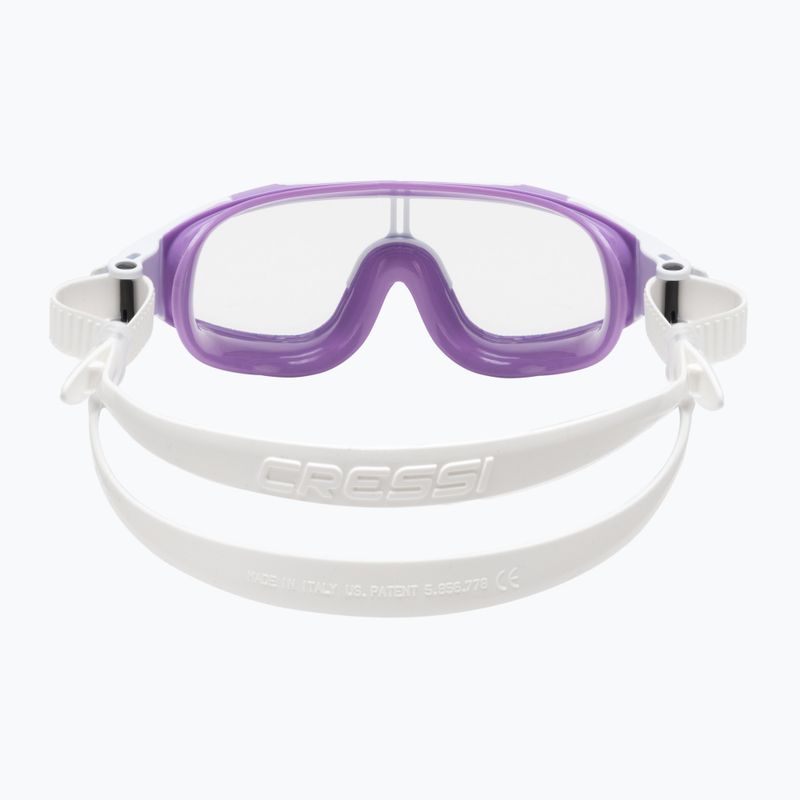 Маска для плавання дитяча Cressi Baloo lilac/lilac white 5