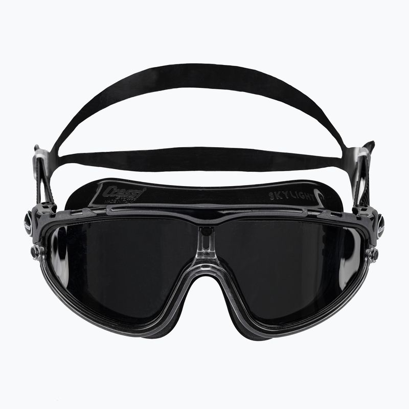 Маска для плавання Cressi Skylight black/black grey mirrored 2