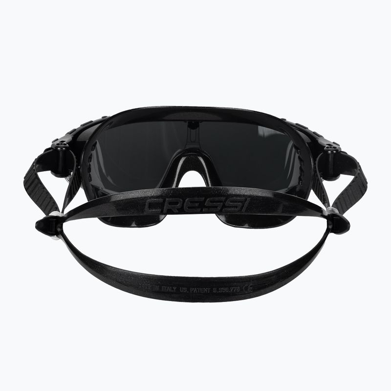 Маска для плавання Cressi Skylight black/black grey mirrored 5