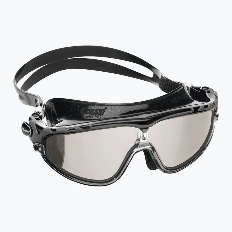 Маска для плавання Cressi Skylight black/black grey mirrored 6