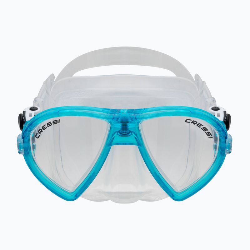 Набір для снорклінгу Cressi Ocean + Gamma clear/aquamarine 2