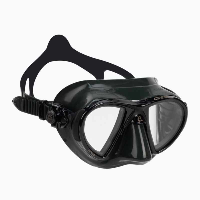 Маска для дайвінгу Cressi Nano green/green