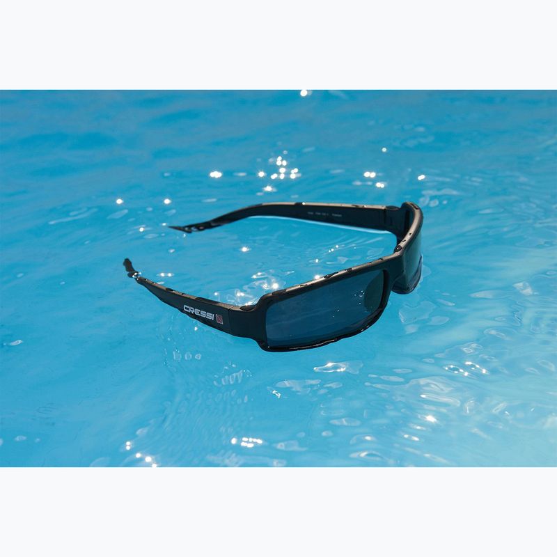 Окуляри сонцезахисні Cressi Ninja Floating black/blue mirrored 2