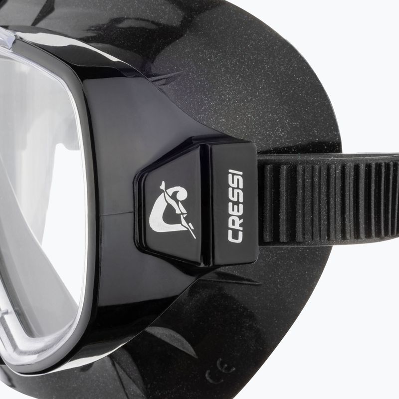 Маска для дайвінгу Cressi Onda black/black 4