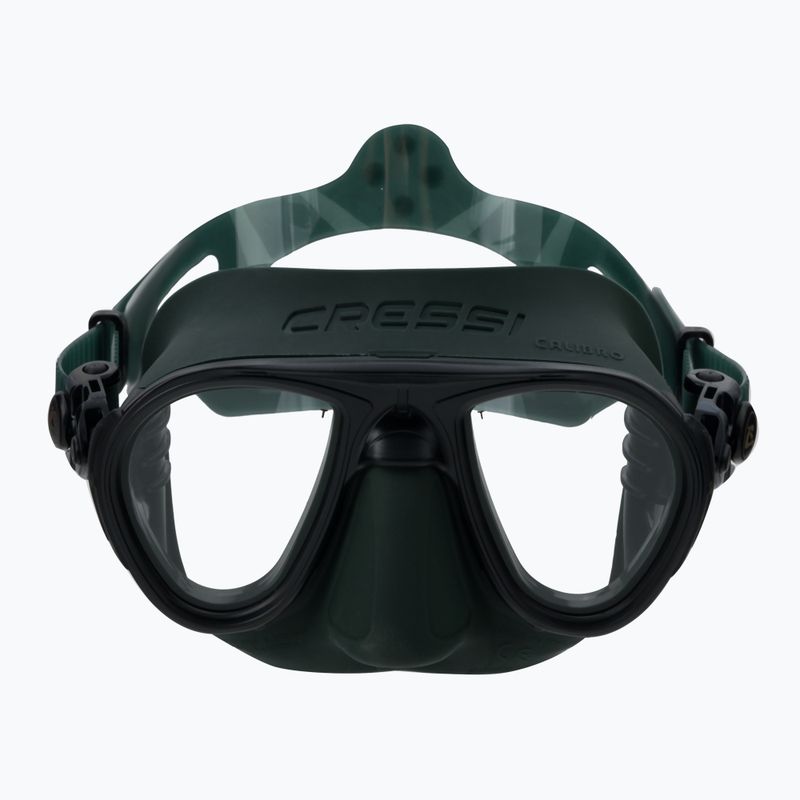 Маска для дайвінгу Cressi Calibro green/green 2