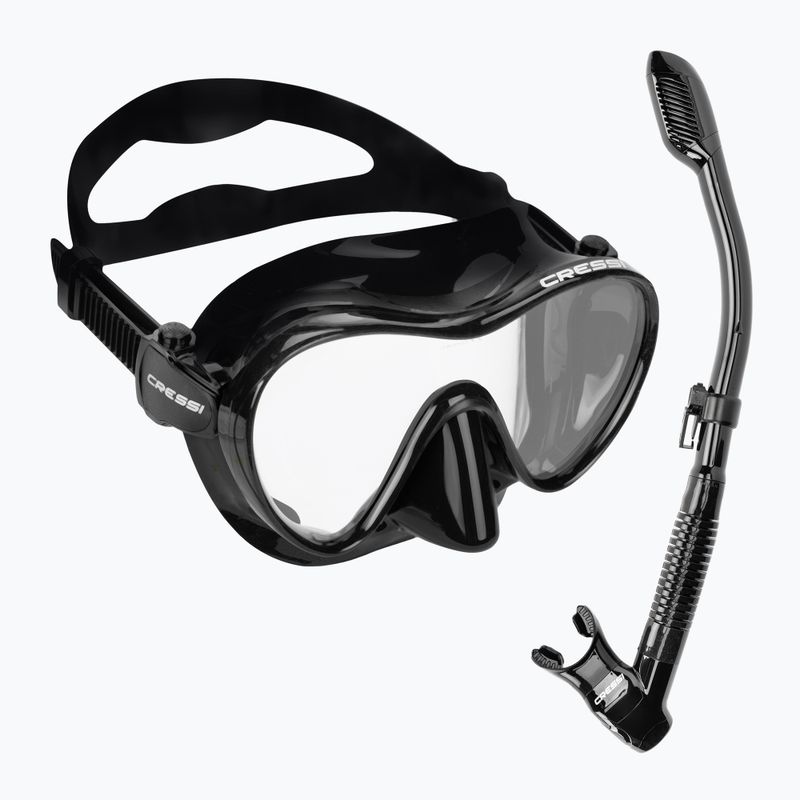 Набір для дайвінга Cressi F1 + САПernova Dry black