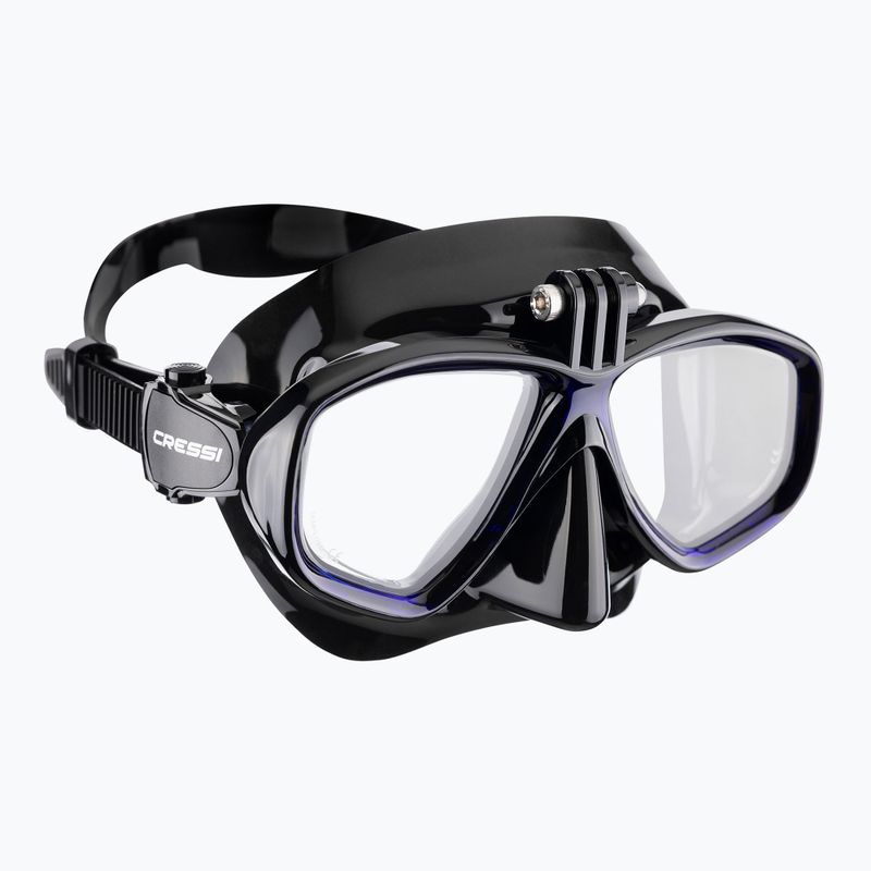 Маска для дайвінгу Cressi Action black/blue