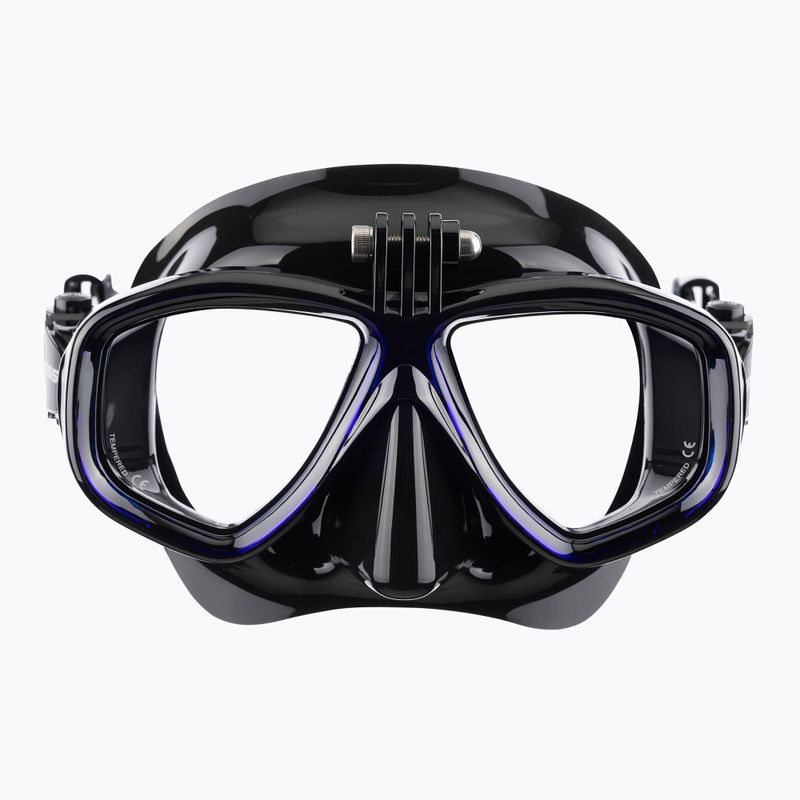 Маска для дайвінгу Cressi Action black/blue 2