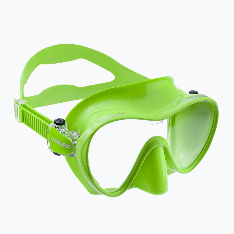 Маска для дайвінгу Cressi F1 lime