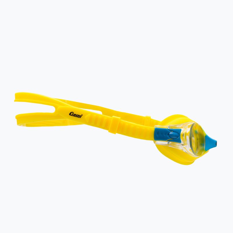 Окуляри для плавання дитячі Cressi Dolphin 2.0 yellow/blue 3