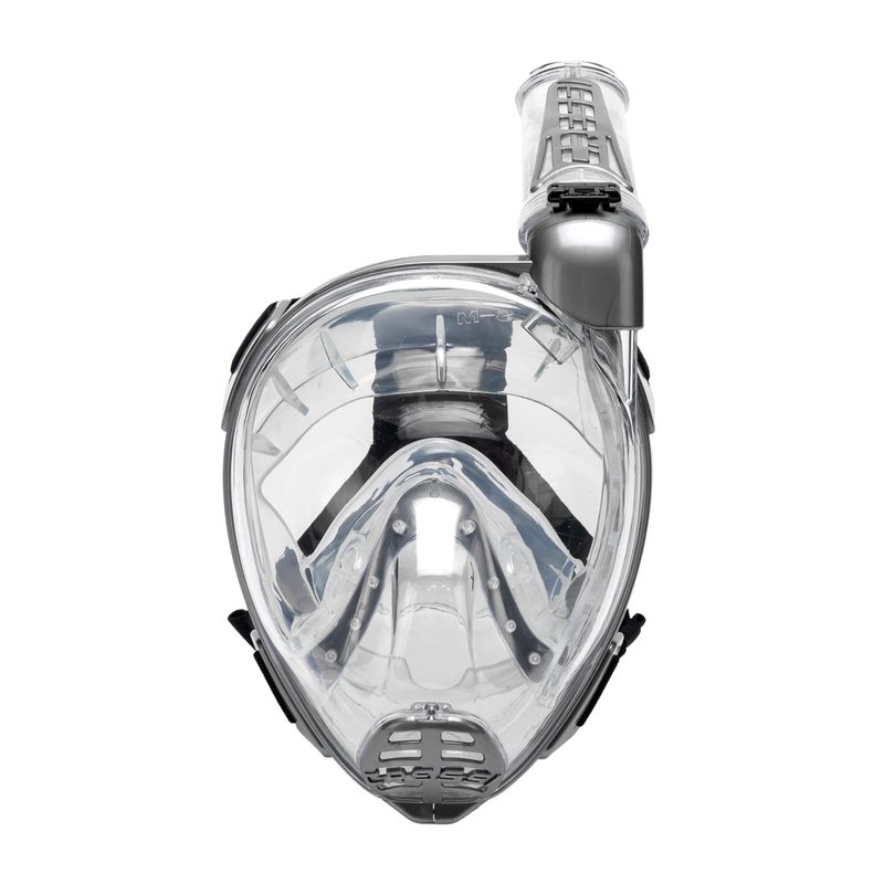 Повнолицева маска для снорклінгу Cressi Duke Dry Full Face clear/silver 2