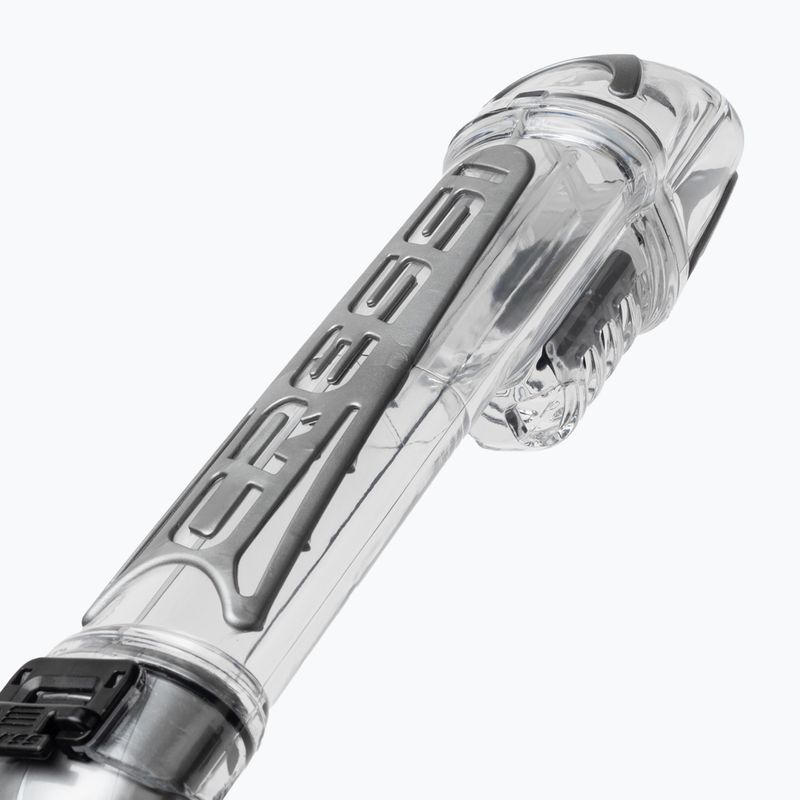 Повнолицева маска для снорклінгу Cressi Duke Dry Full Face clear/silver 4
