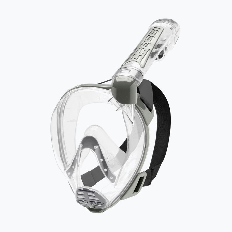 Повнолицева маска для снорклінгу Cressi Duke Dry Full Face clear/silver 5