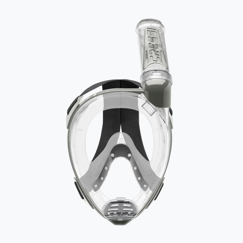 Повнолицева маска для снорклінгу Cressi Duke Dry Full Face clear/silver 6