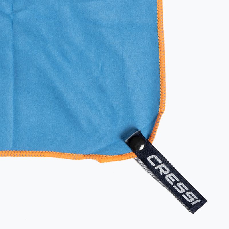 Рушник швидковисихаючий Cressi Microfibre Fast Drying azure/orange 4