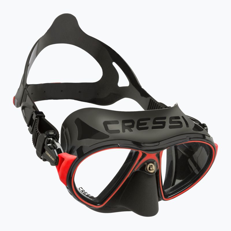 Маска для дайвінгу Cressi Zeus black/red 6