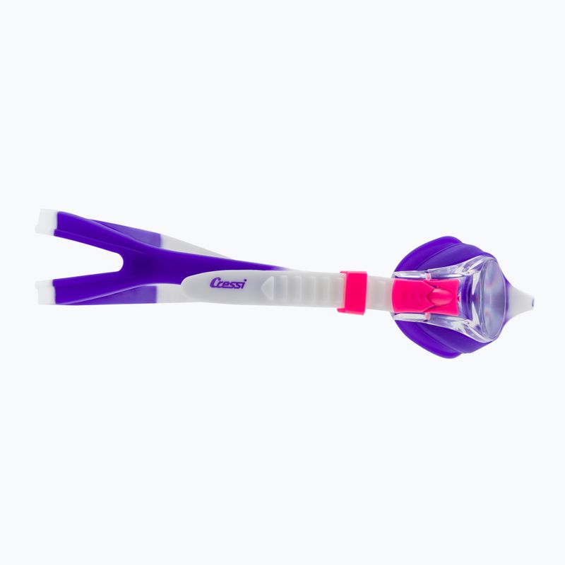 Окуляри для плавання дитячі Cressi Dolphin 2.0 lilac/white 3