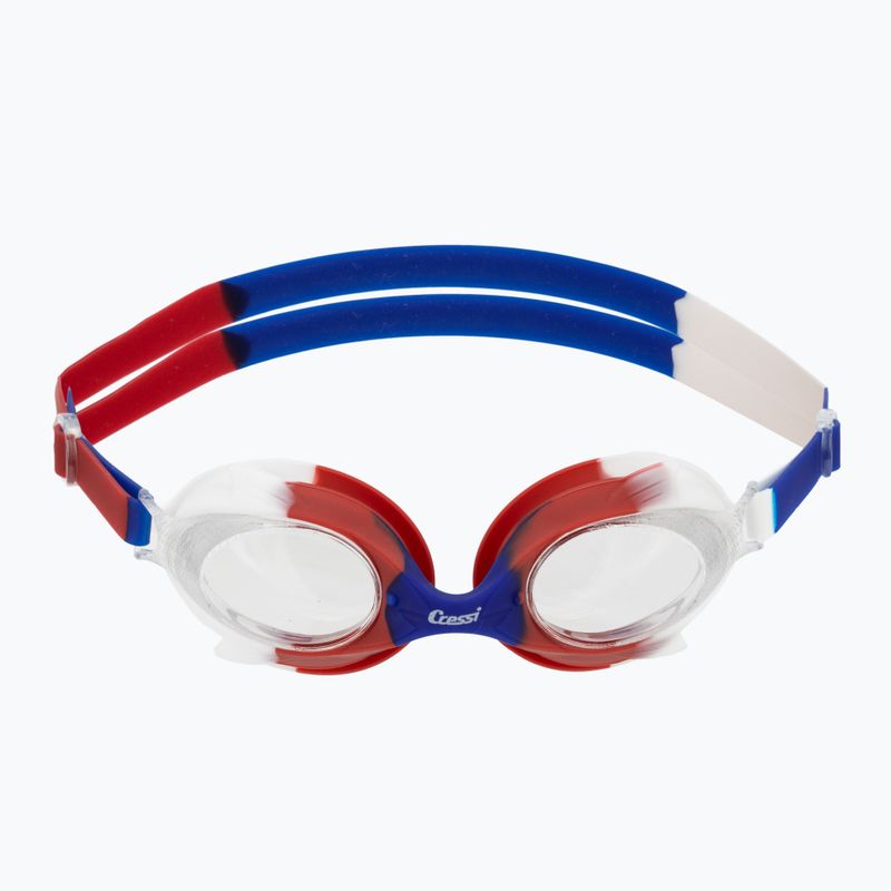 Окуляри для плавання дитячі Cressi Seahorse blue/white/red 2