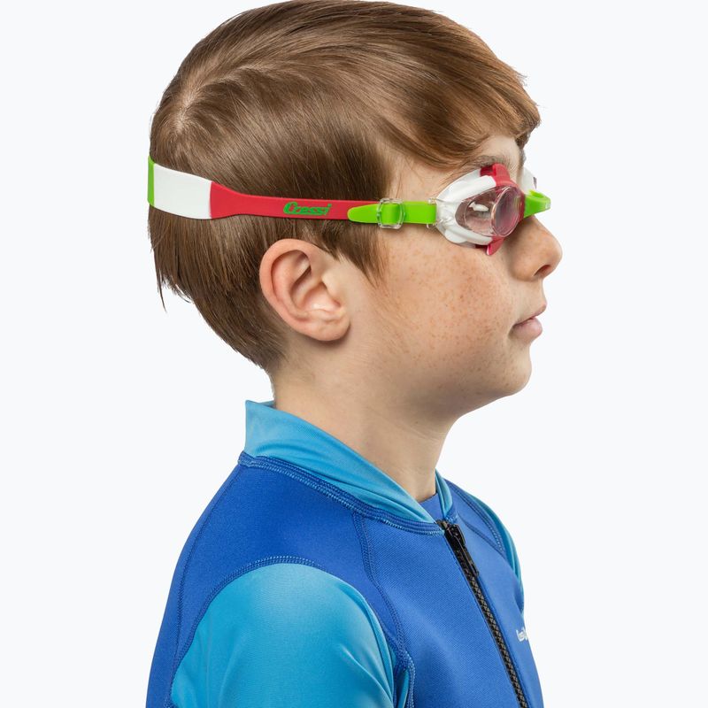 Окуляри для плавання дитячі Cressi Seahorse grey/white/pink 5