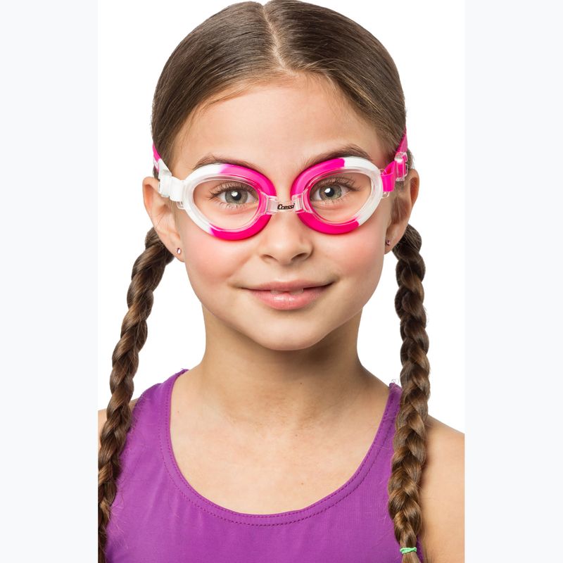 Окуляри для плавання дитячі Cressi Starfish white/pink 3