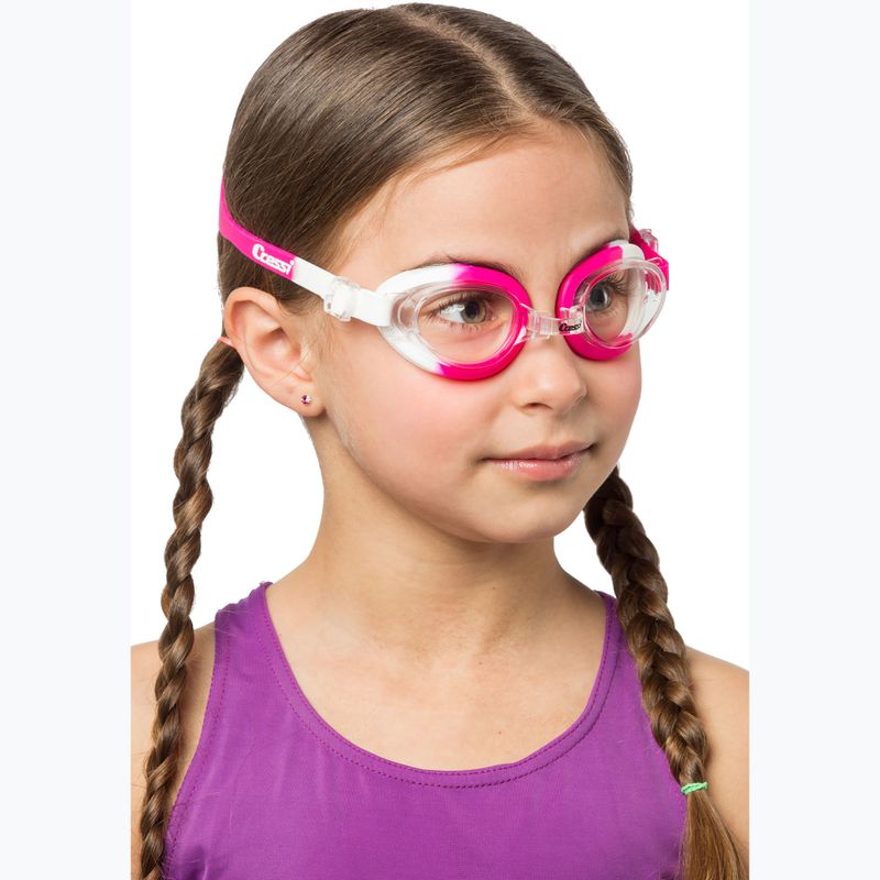 Окуляри для плавання дитячі Cressi Starfish white/pink 4