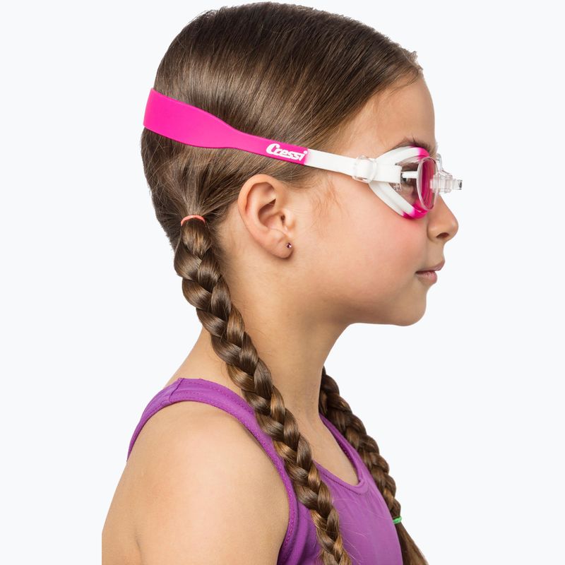 Окуляри для плавання дитячі Cressi Starfish white/pink 5