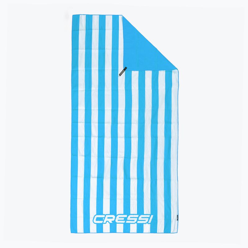 Рушник швидковисихаючий Cressi Microfiber Stripe aquamarine
