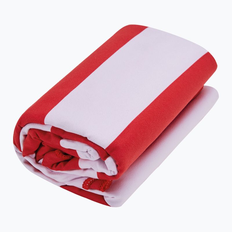 Рушник швидковисихаючий Cressi Microfiber Stripe red 6