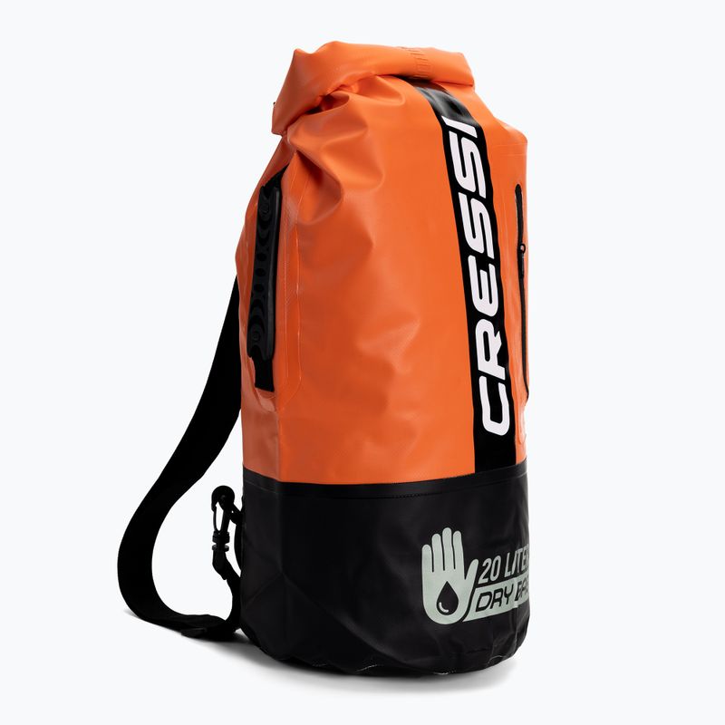 Водонепроникний мішок Cressi Dry Bag Premium 20 l black/orange 3